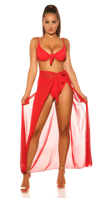 Mix it!! bikini top met verwijderbare pads rood